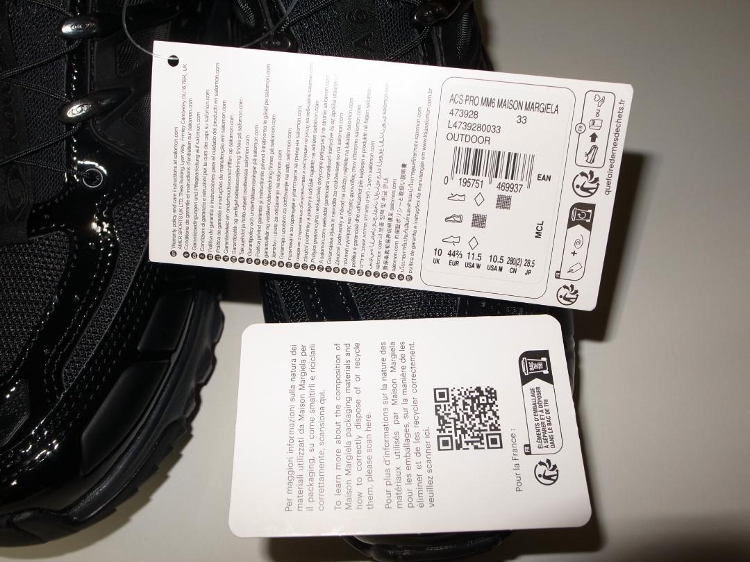 靴 MM6 Maison Margiela Salomon ACS PRO 28.5