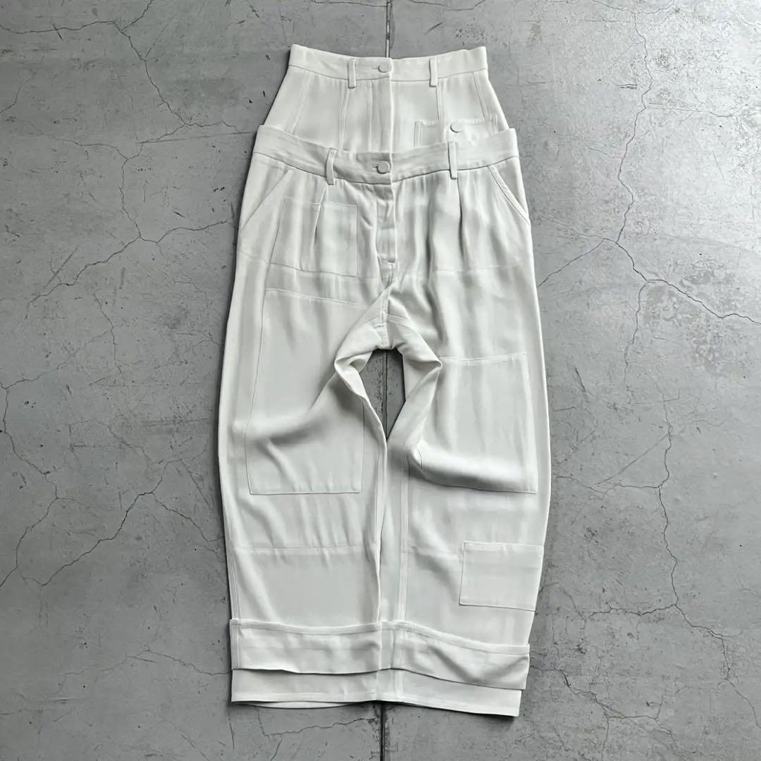 「高評価！」注目のレビュ 2000s Alexander Mcqueen レイヤードパンツ パンツ