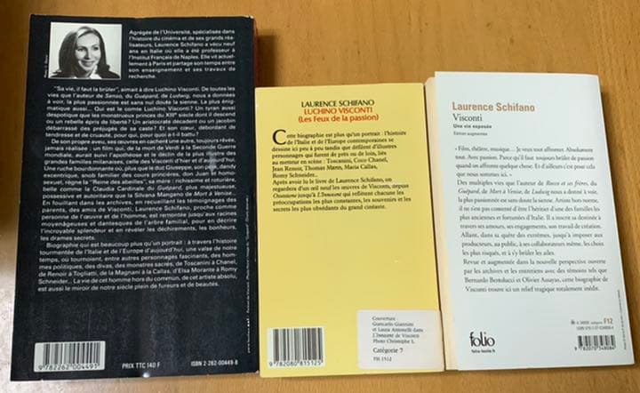 春夏新作 Luchino passion la de feux Les Visconti: 洋書 - education