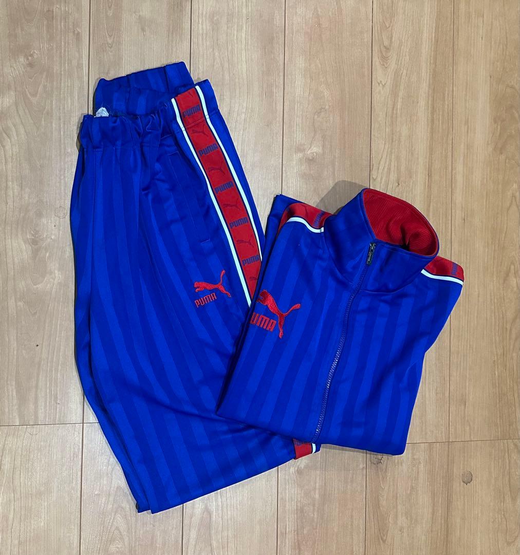 プーマ 90s PUMA ジャージセットアップ トラックジャケットジャージ