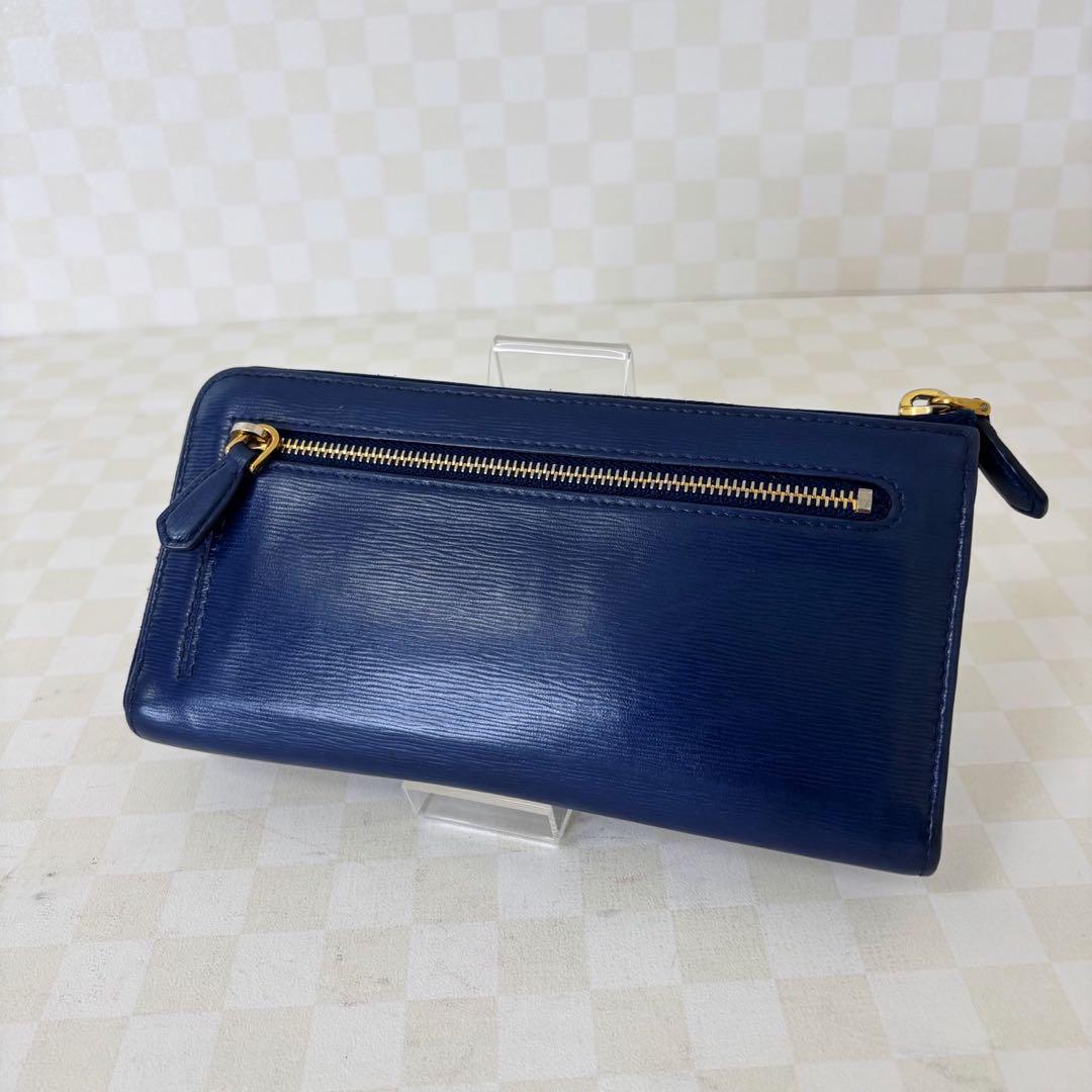 極美品　PRADA プラダ　長財布　L字ファスナー　M37