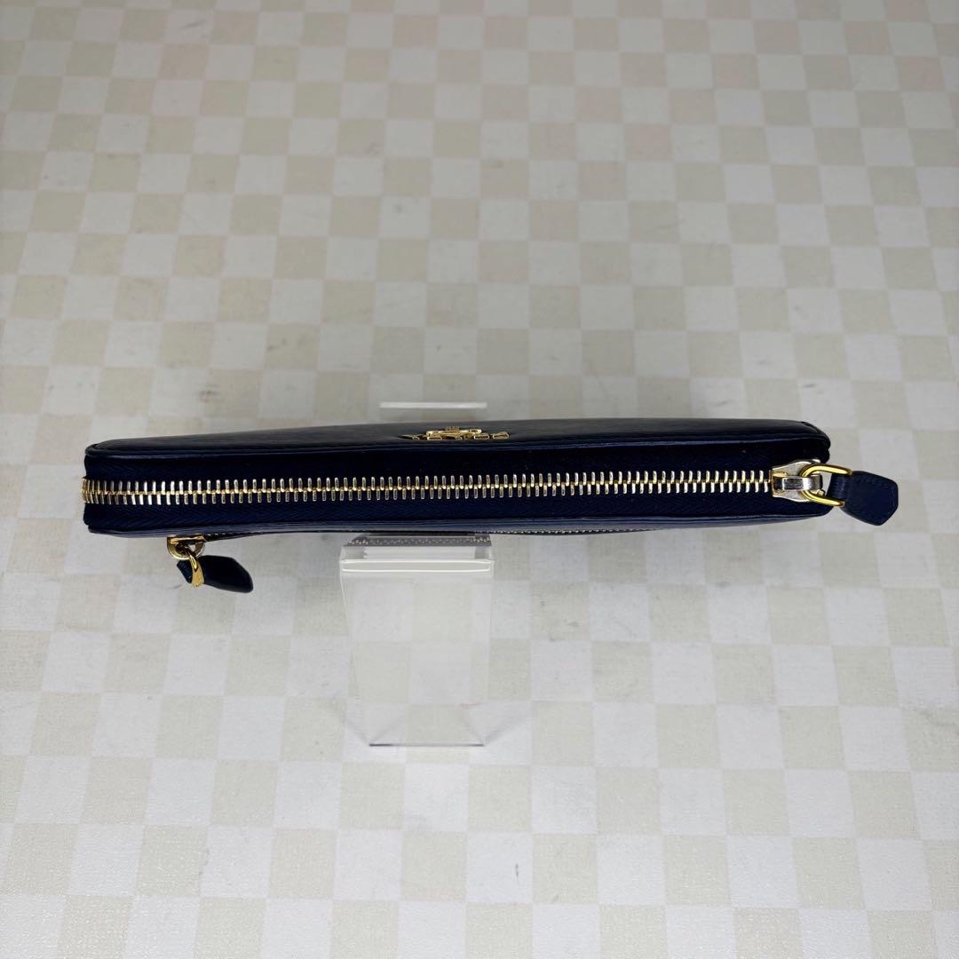 極美品　PRADA プラダ　長財布　L字ファスナー　M37