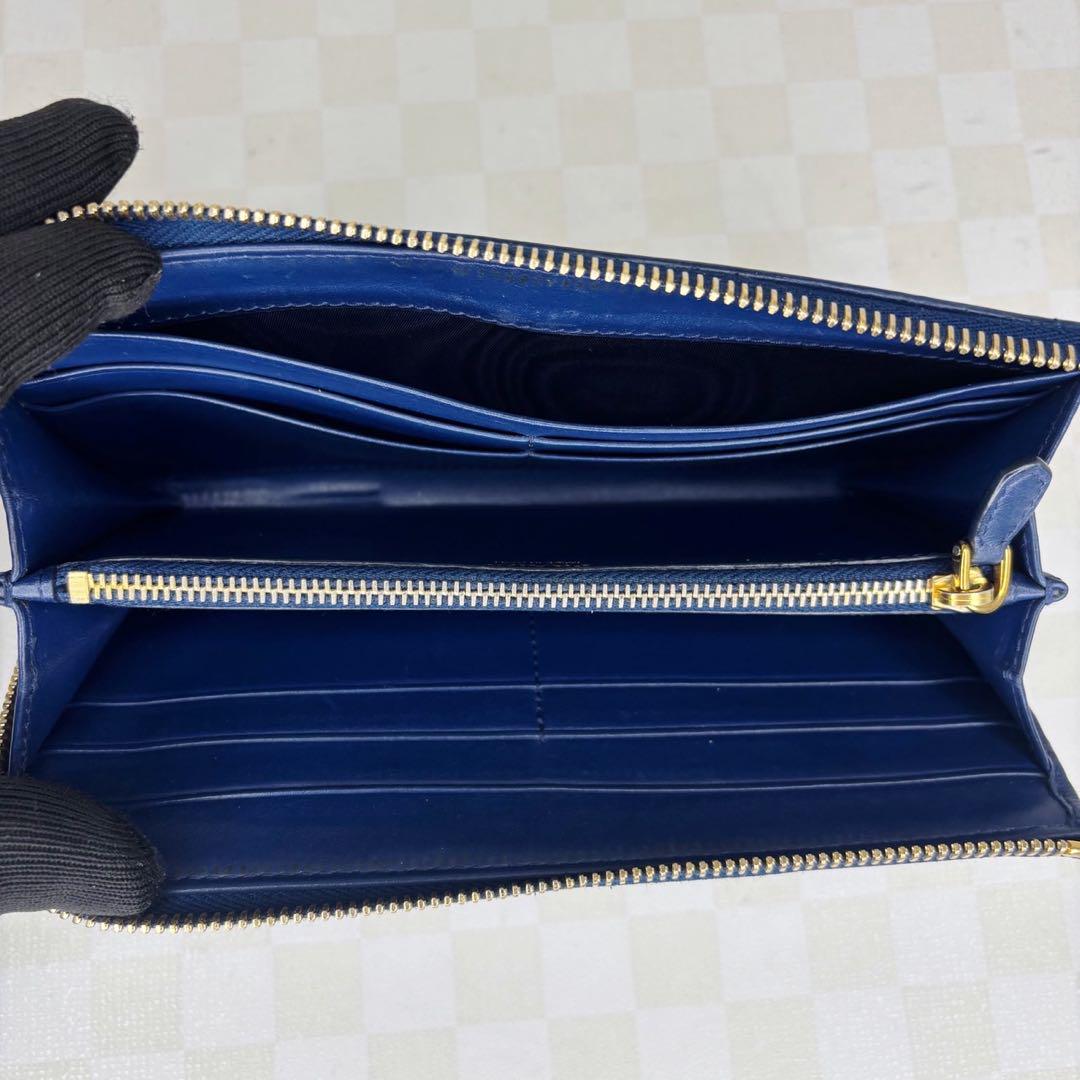 極美品　PRADA プラダ　長財布　L字ファスナー　M37