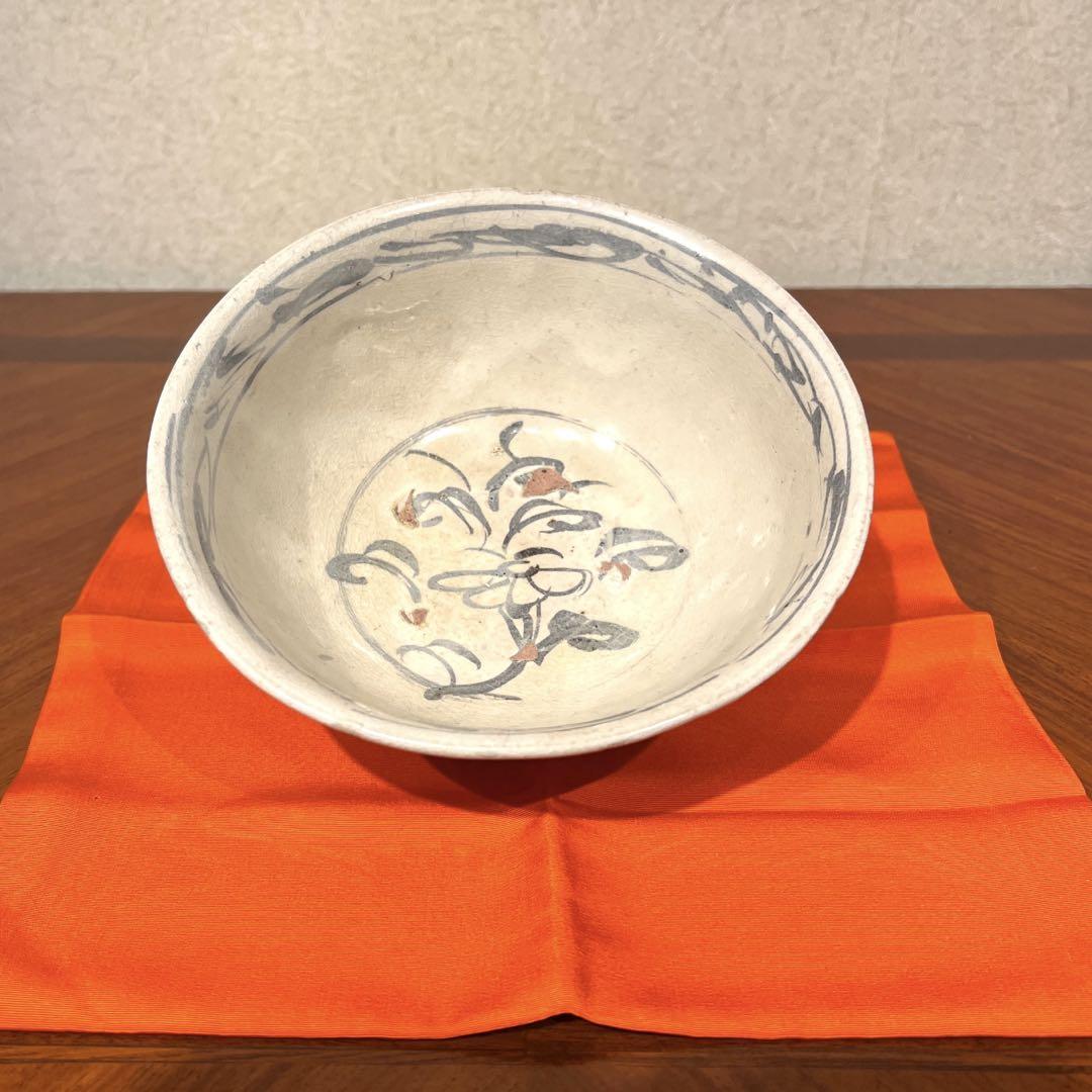ベトナム　鉄絵碗　鉢　14世紀　600年前　大航海時代　極美品