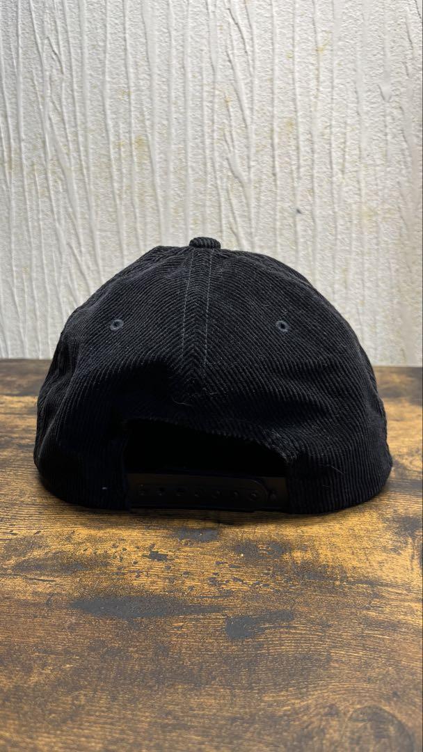 STUSSY コーデュロイ ブラックキャップ