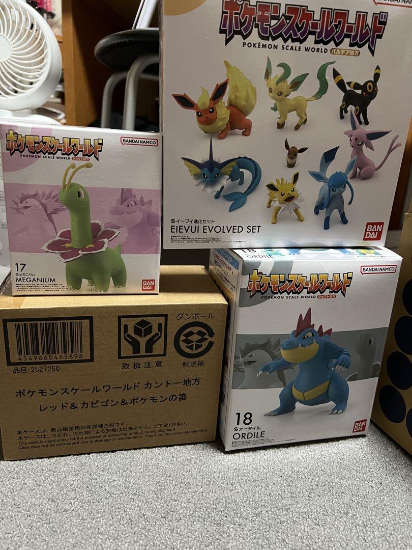ポケモンスケールワールド イーブイ進化セットとオーダイル
