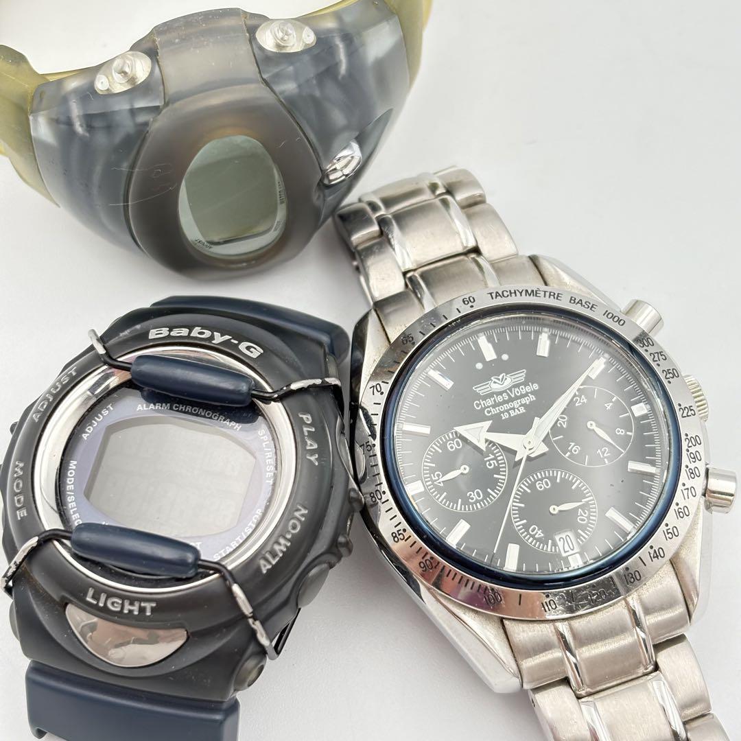 カシオ シャルルホーゲル クォーツ まとめ売り デジタル 0410-S5815s
