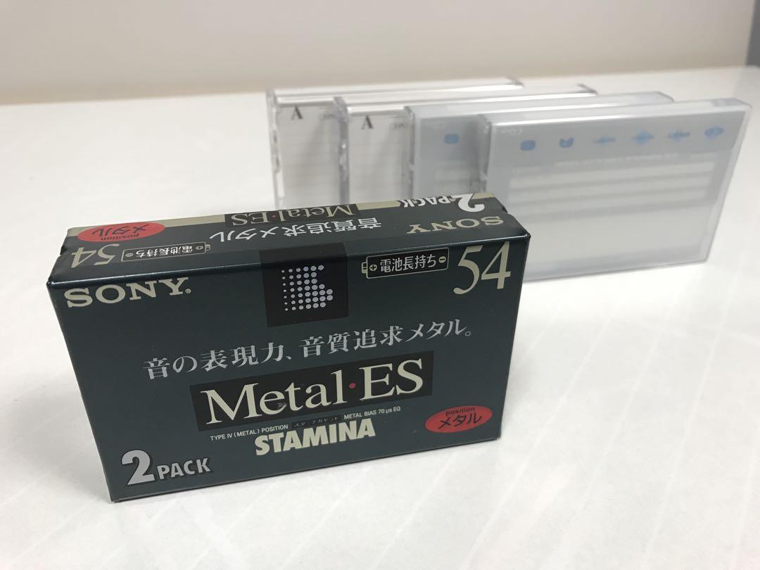 未使用 カセット SONY メタル テープ x2 +ノーマルテープx4