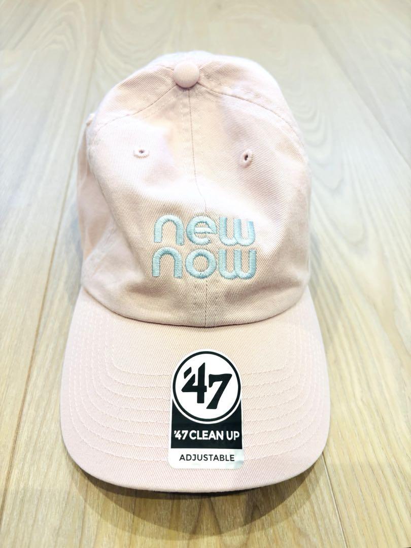 newnow キャップ　ピンク
