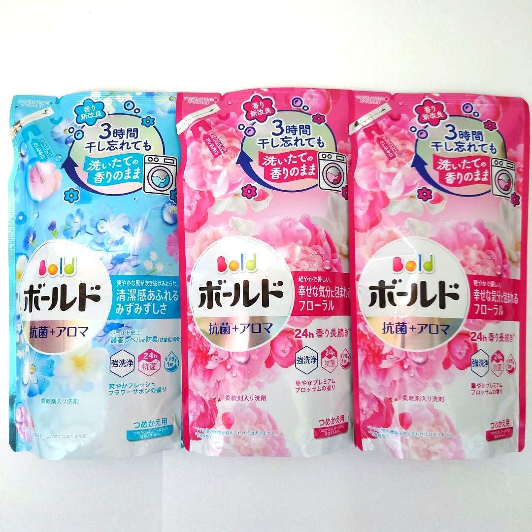 P＆G　ボールド　フラワーサボン　抗菌＋アロマ　洗濯用洗剤　400g　40袋 P＆G ボールド フラワーサボン 抗菌＋アロマ 洗濯用洗剤 詰替