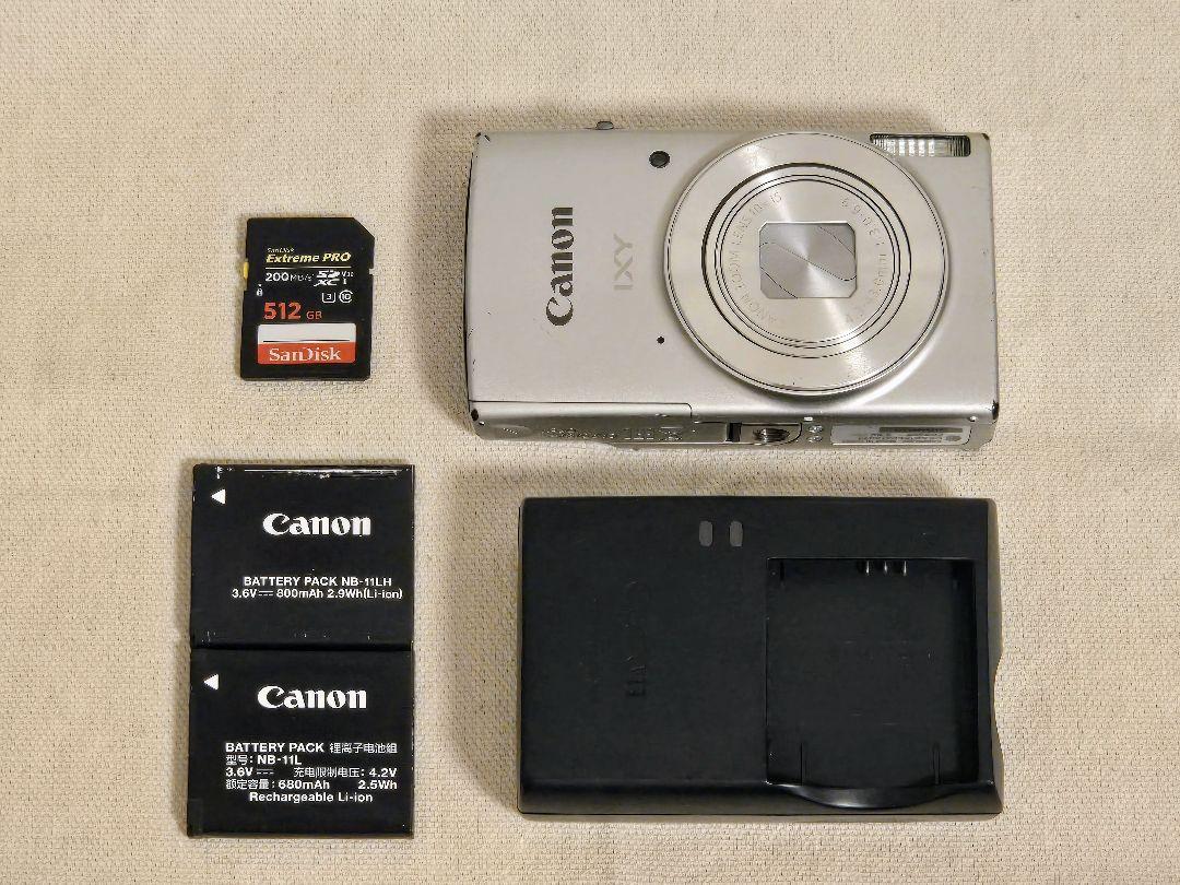 他の人はこちらも検索 ☆ジャンク品/バッテリー2個付☆キャノン Canon 210 IXY デジタルカメラ
