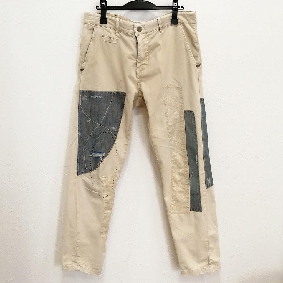 erubiraパッチワークパンツ ZARA パッチワークパンツ - メルカリ