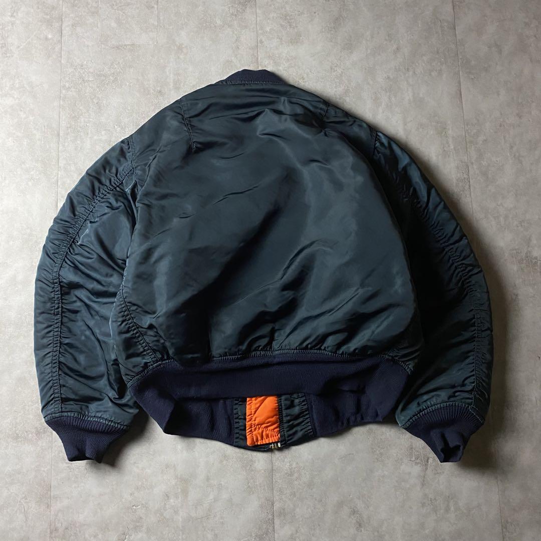 【入手困難】80s USA製 ALPHA MA-1 フライトジャケット 民間品