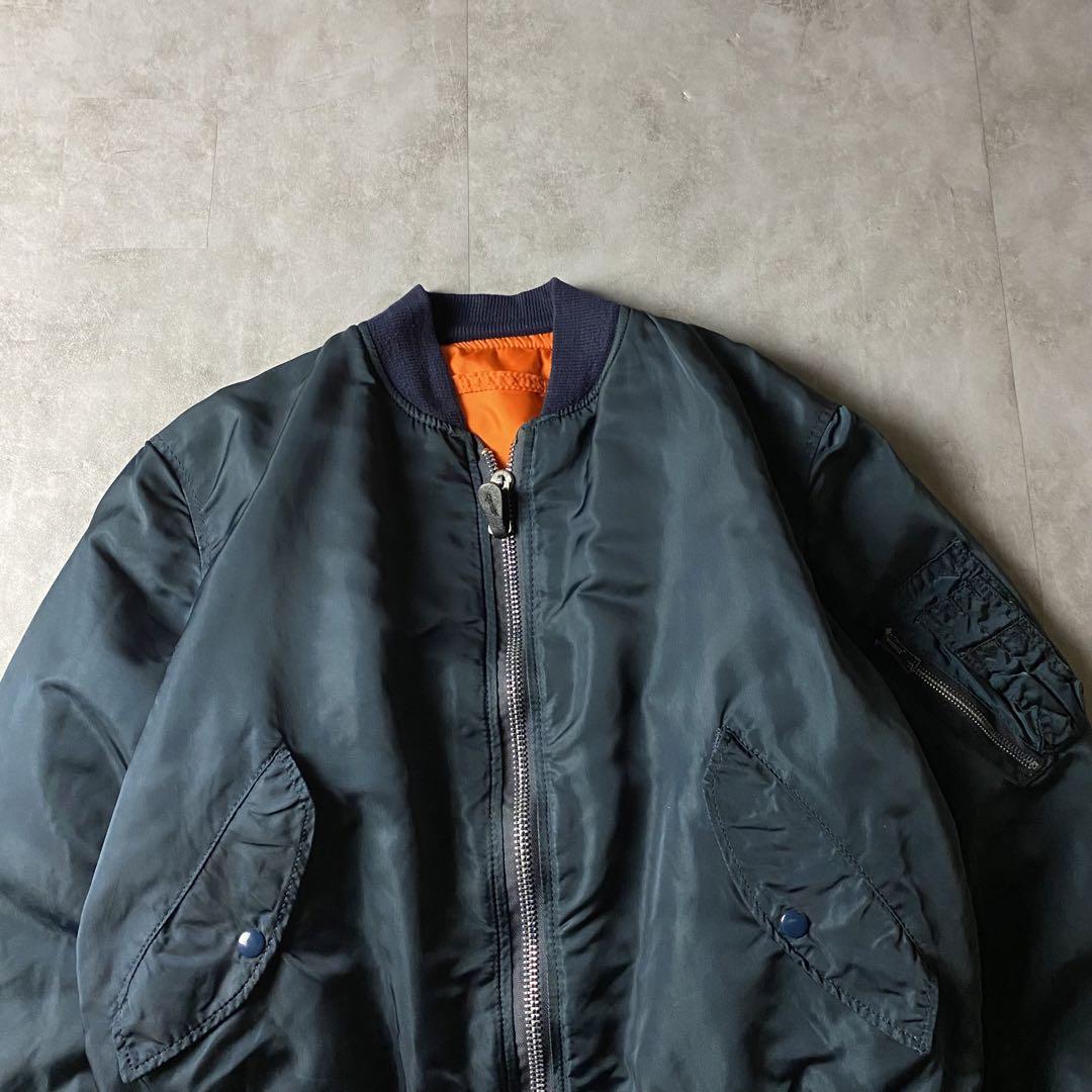 【入手困難】80s USA製 ALPHA MA-1 フライトジャケット 民間品
