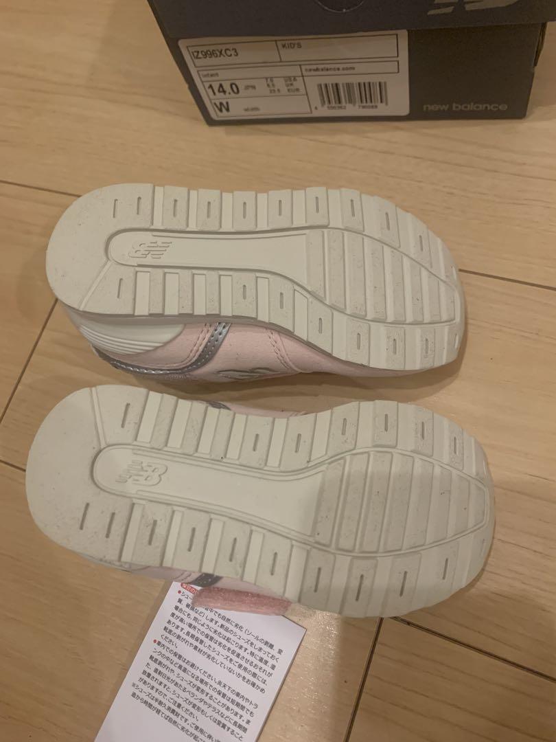 【新品未使用】ニューバランス 996 ピンク　14.0センチ