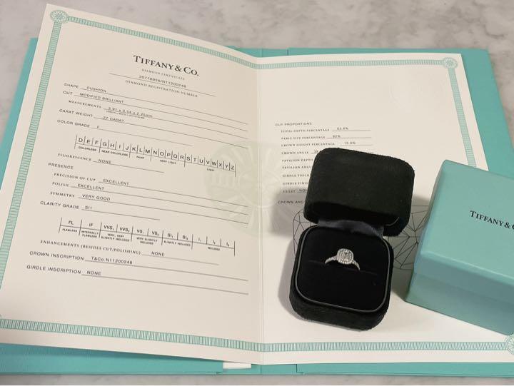 美品 ティファニー Tiffany ソレストリング ダイヤモンドリング 指輪