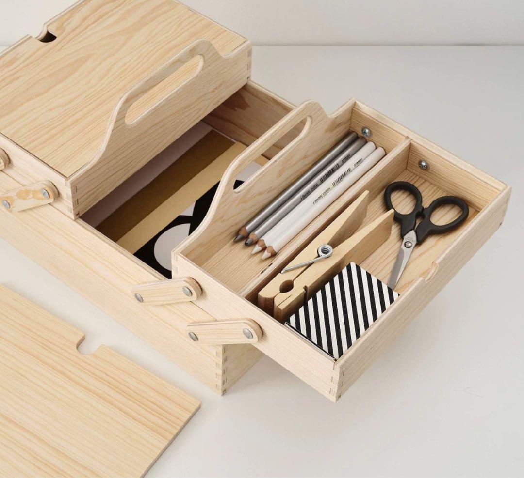 この素朴さが良い！IKEAの“木のお道具箱”はインテリアとしても
