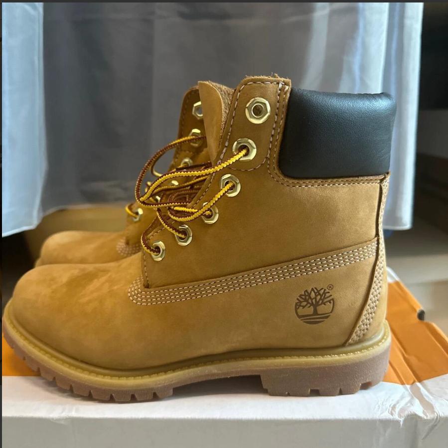 Timberland ベージュ ワークブーツ TB010061 6IN 24cm - メルカリ