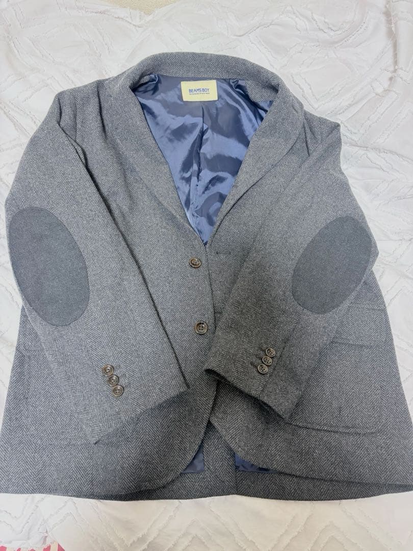 BEAMSBOY ヘリンボーン ツイル ビッグジャケットL BEAMS BOY