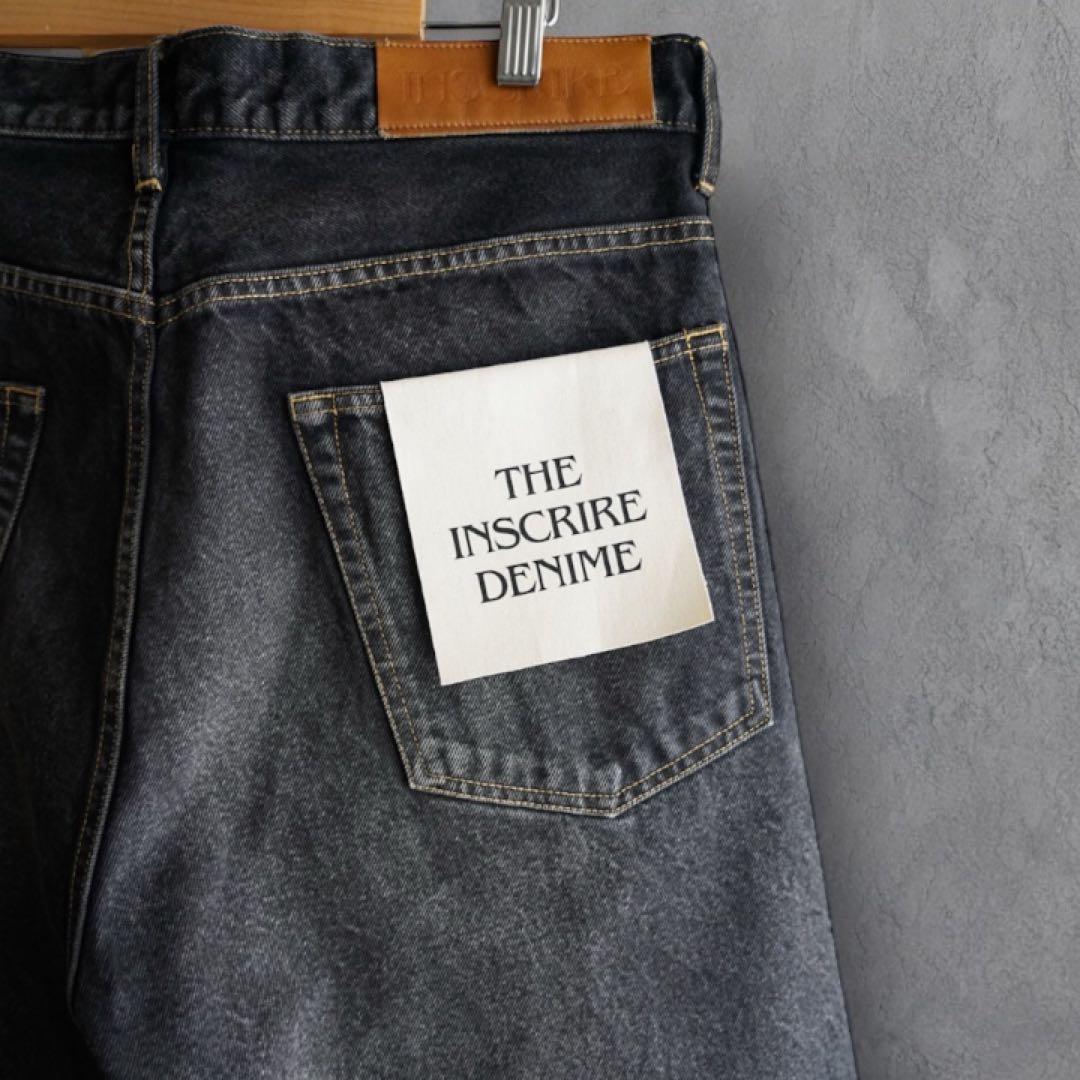 【極美品】INSCRIRE アンスクリア デニム バギー ショートパンツ 35 【極美品】INSCRIRE アンスクリア デニム バギー ショートパンツ 35