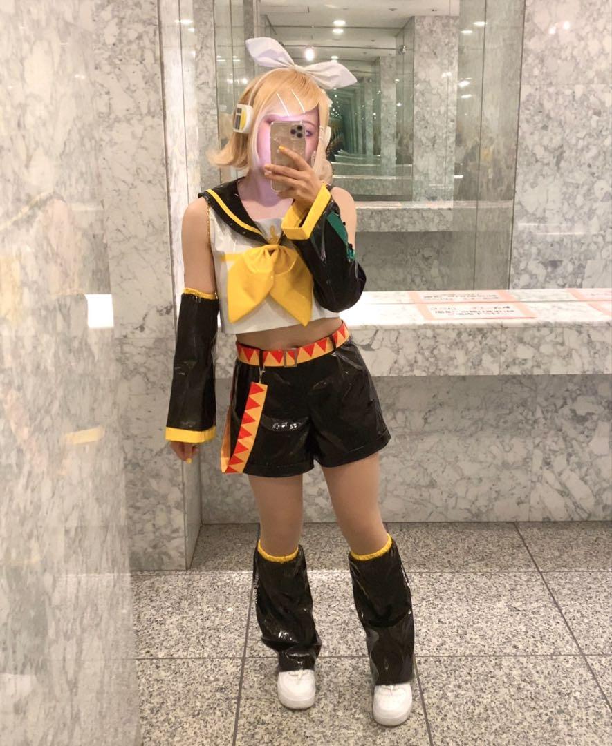 VOCALOID 鏡音リン コスプレ衣装、ウィッグ