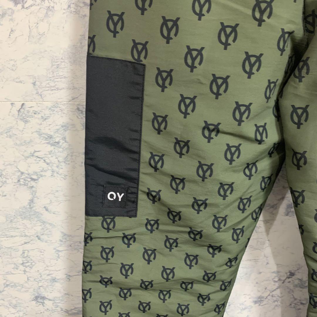 ＯＹ　オーワイ　総柄　カーゴパンツ　ワークパンツ　緑　グリーン