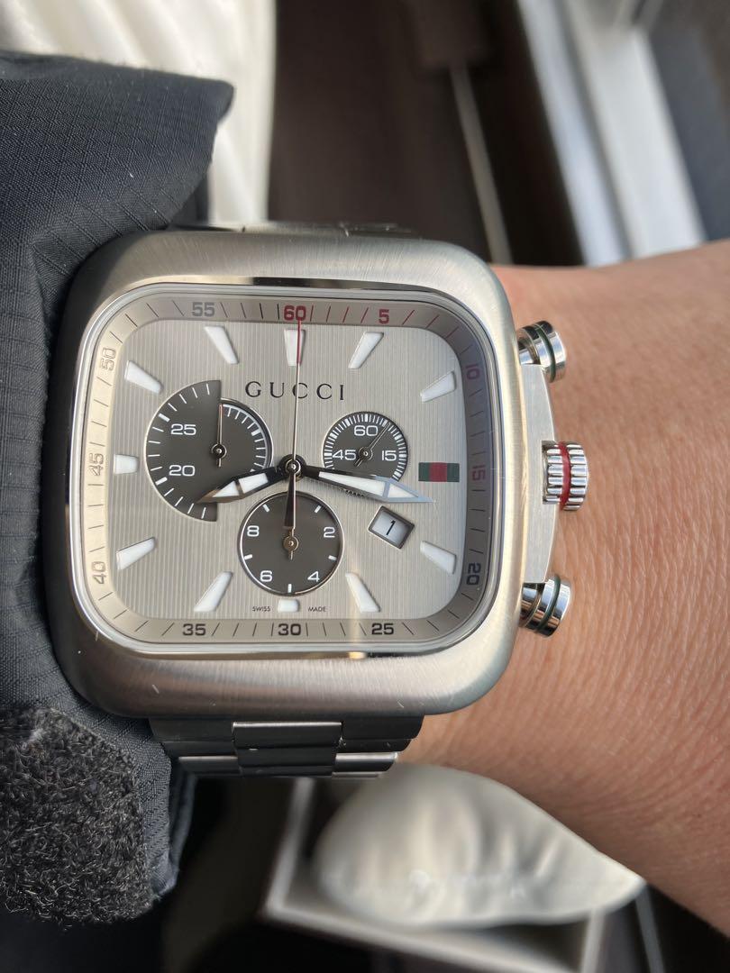 極美品 グッチ GUCCI クーペ クロノグラフ 腕時計 131.2 試着程度
