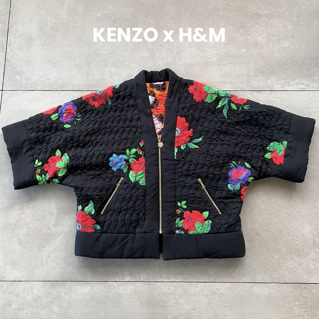 【値下げ中】KENZO ケンゾー　花柄　リバーシブル　ヴィンテージ　ブルゾン 値下げ中】KENZO ケンゾー花柄リバーシブルヴィンテージブルゾン