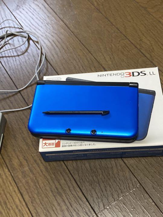 ニンテンドー3DS LL ブルー×ブラック - メルカリ