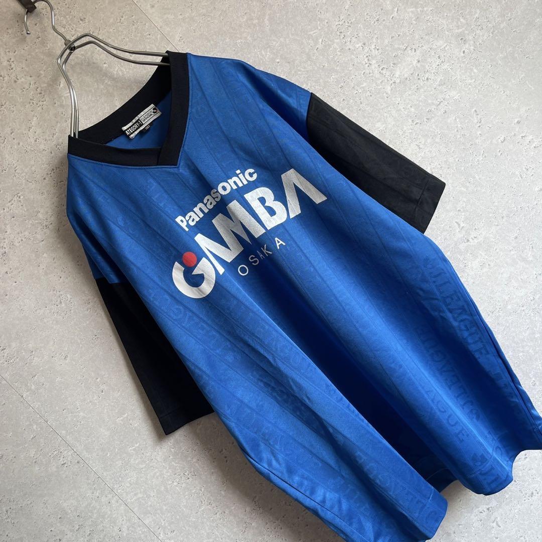 90s ヴィンテージ jリーグ初期 ガンバ大阪 ゲームシャツ サッカーシャツ