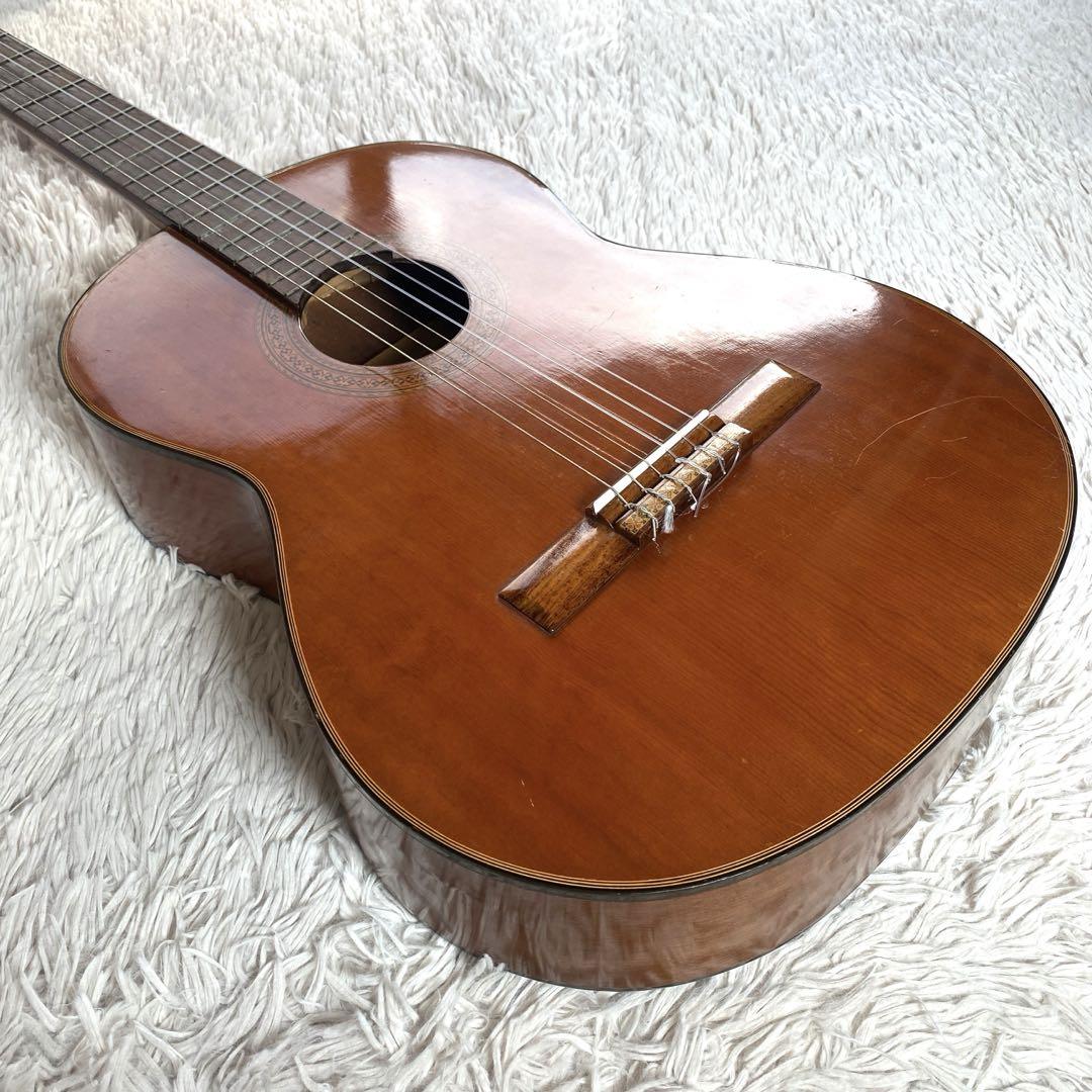 極希少⭐︎至高の逸品 日進工業 クラシックギター 白樺ギター N-2号 手工制作 画像2