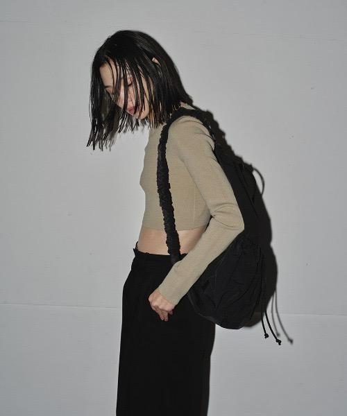 todayful ナイロンギャザーバッグ