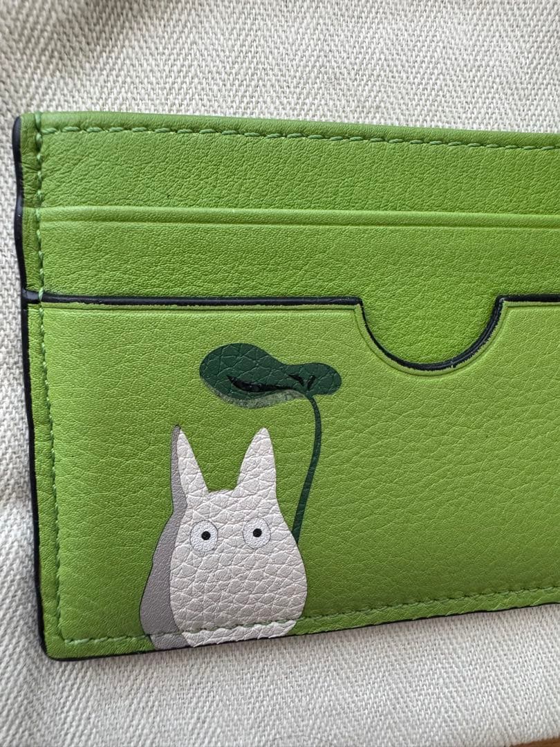 限定　LOEWE トトロ　ジブリコラボ　カードケース グリーン