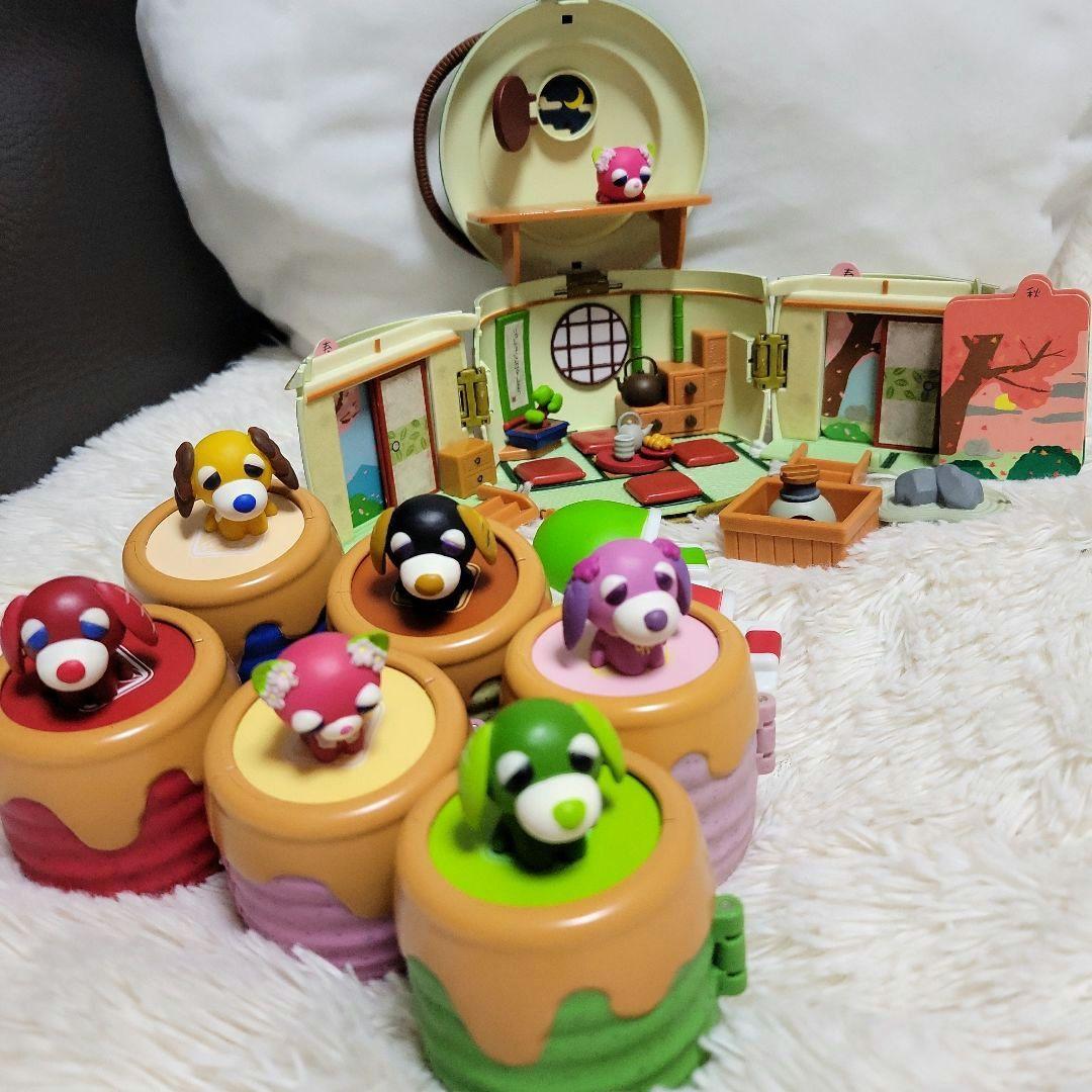 【入手困難】お茶犬ハウス なごみのお家&湯呑みの小部屋6種類