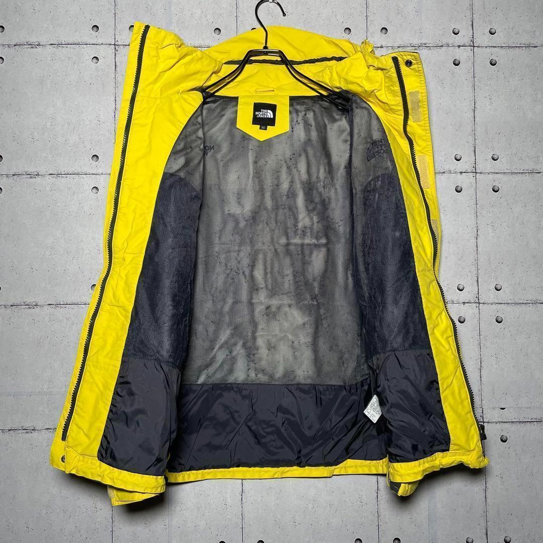 ⛽ノースフェイス　ジャケット　NORTHFACE　刺繍ロゴ　アウター　レモン