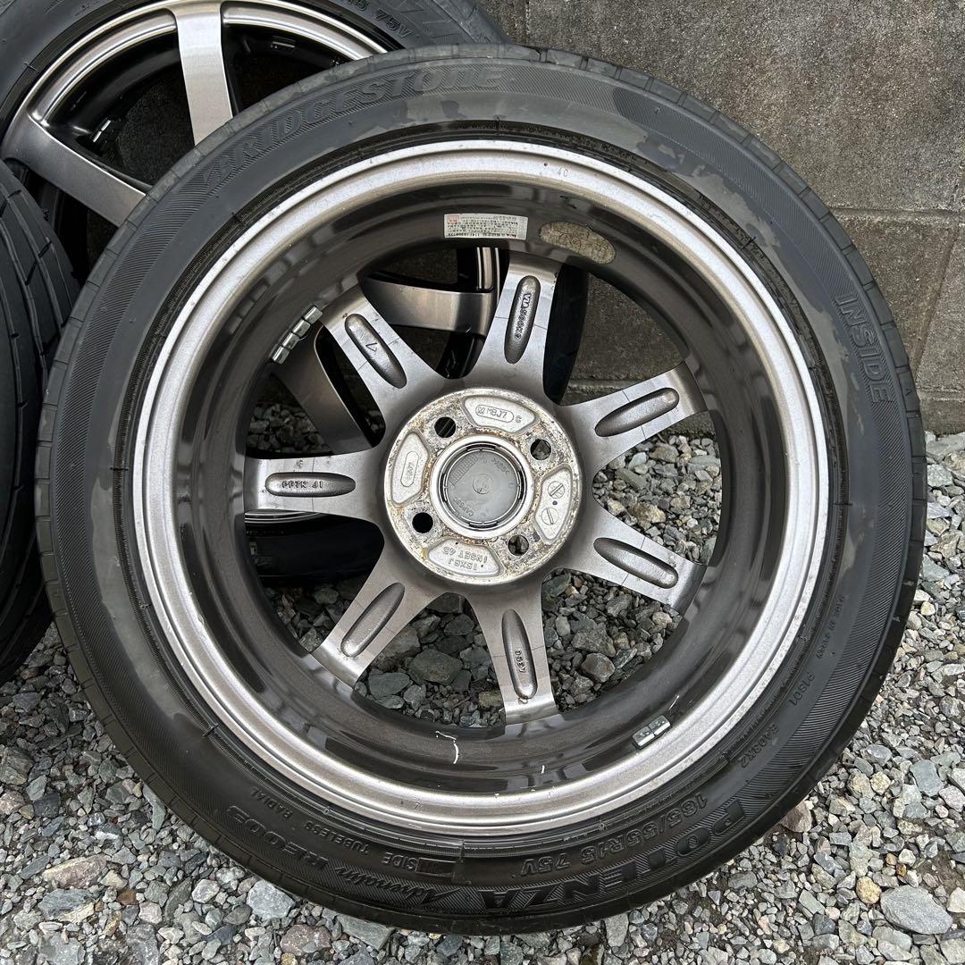 ENKEI PF07 5J 15inch オフセット+45 PCD100