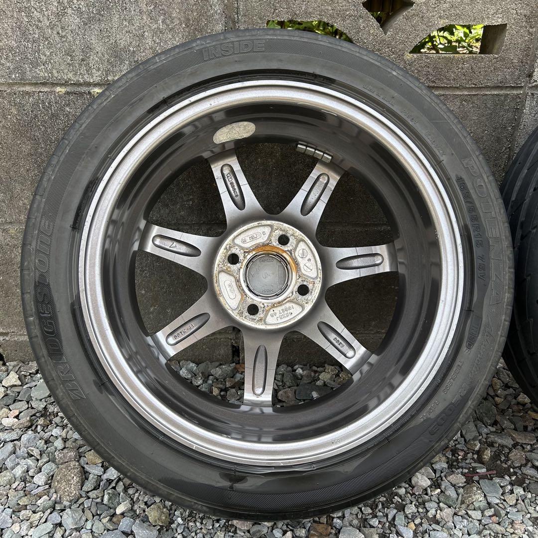 ENKEI PF07 5J 15inch オフセット+45 PCD100