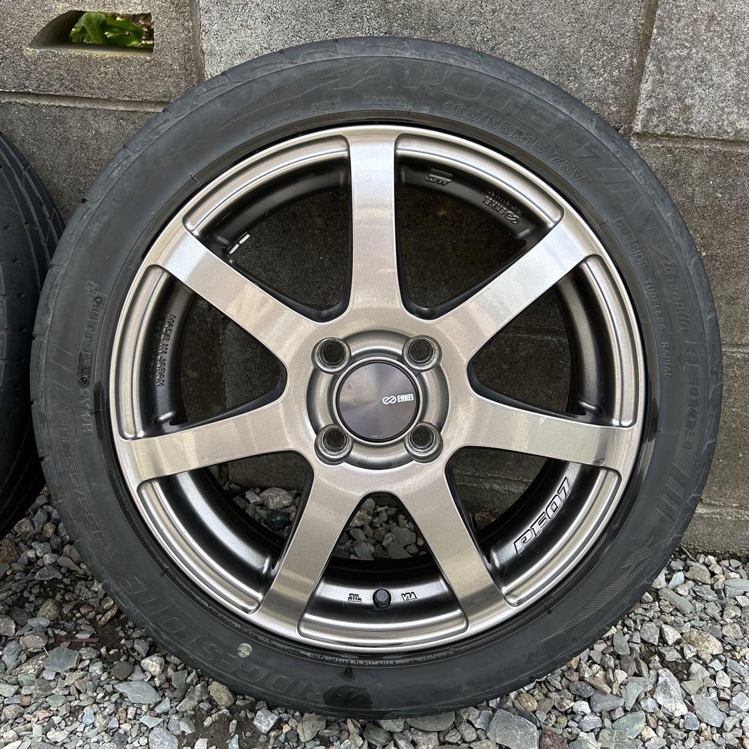 ENKEI PF07 5J 15inch オフセット+45 PCD100