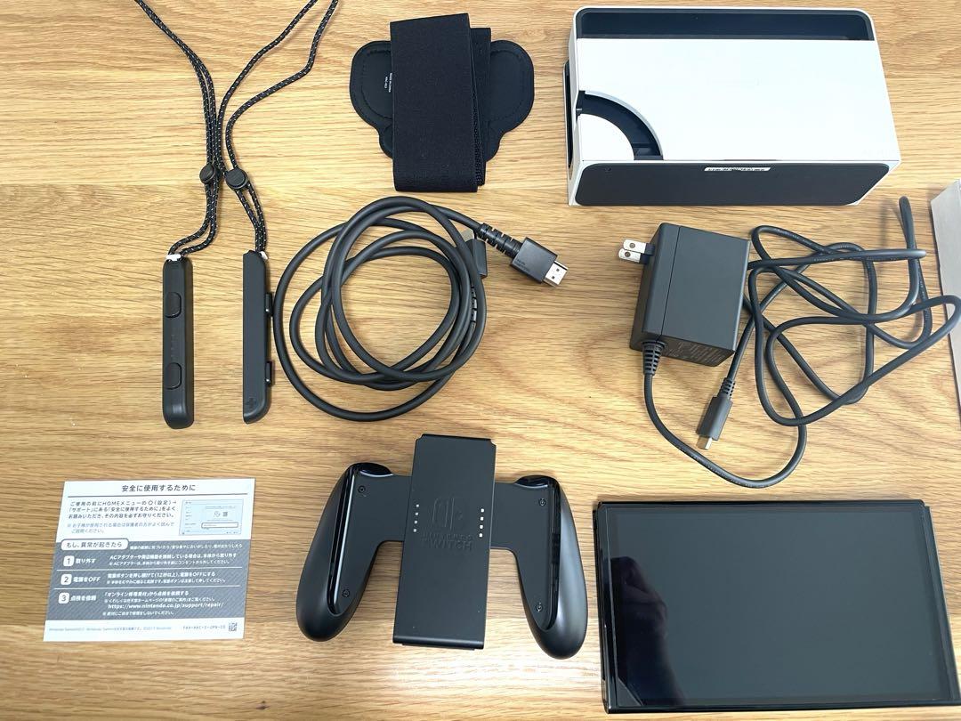美品！　Switch有機EL  JCホワイト　スポーツ　付き