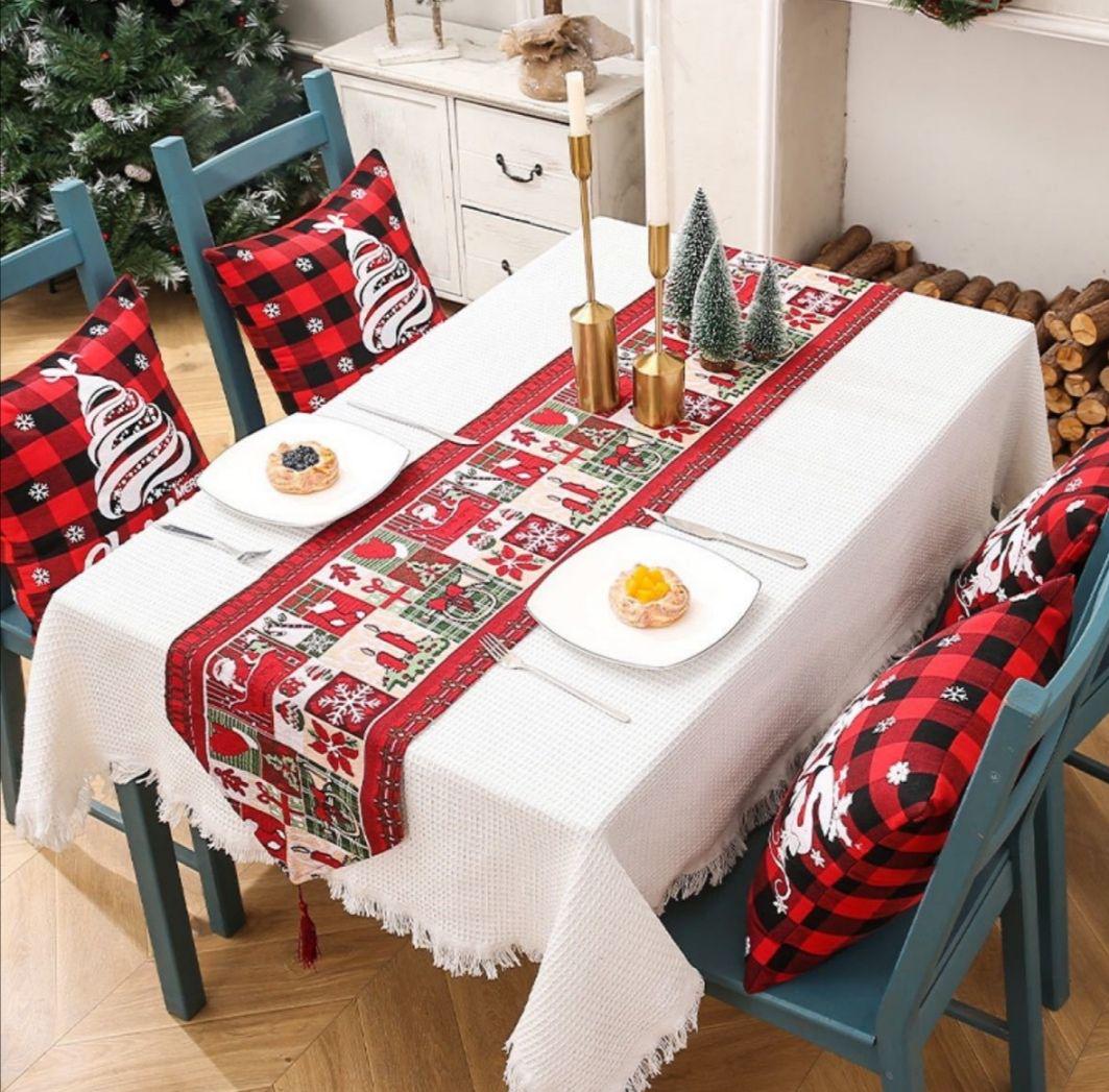 クリスマス 緑 テーブルランナー サンダークロス クリスマス飾り食卓飾りマット - メルカリ クリスマス 緑 テーブルランナー サンダークロス クリスマス飾り食卓飾りマット - メルカリ