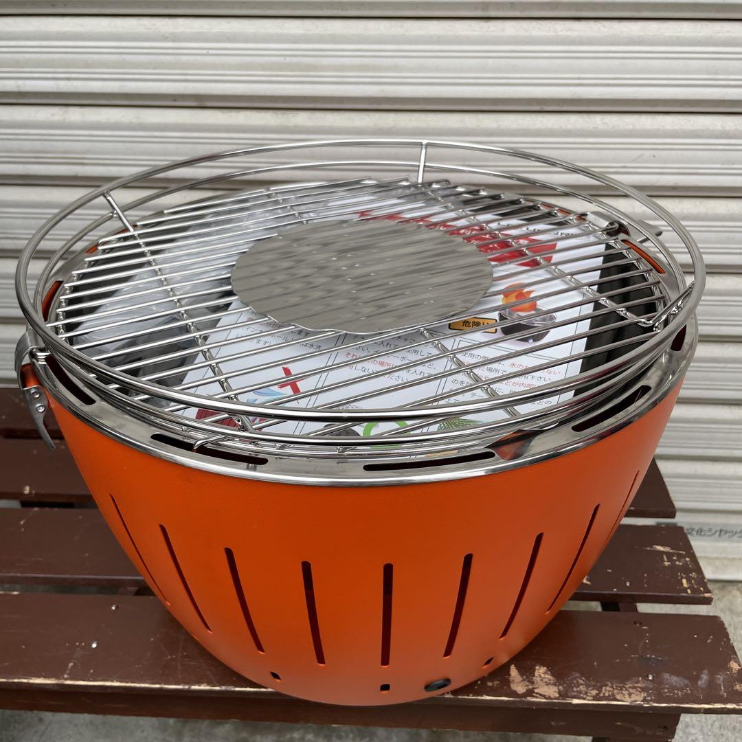 【未使用品】ロータスグリル G-OR-34PNC2 オレンジ(キャリーケース付)