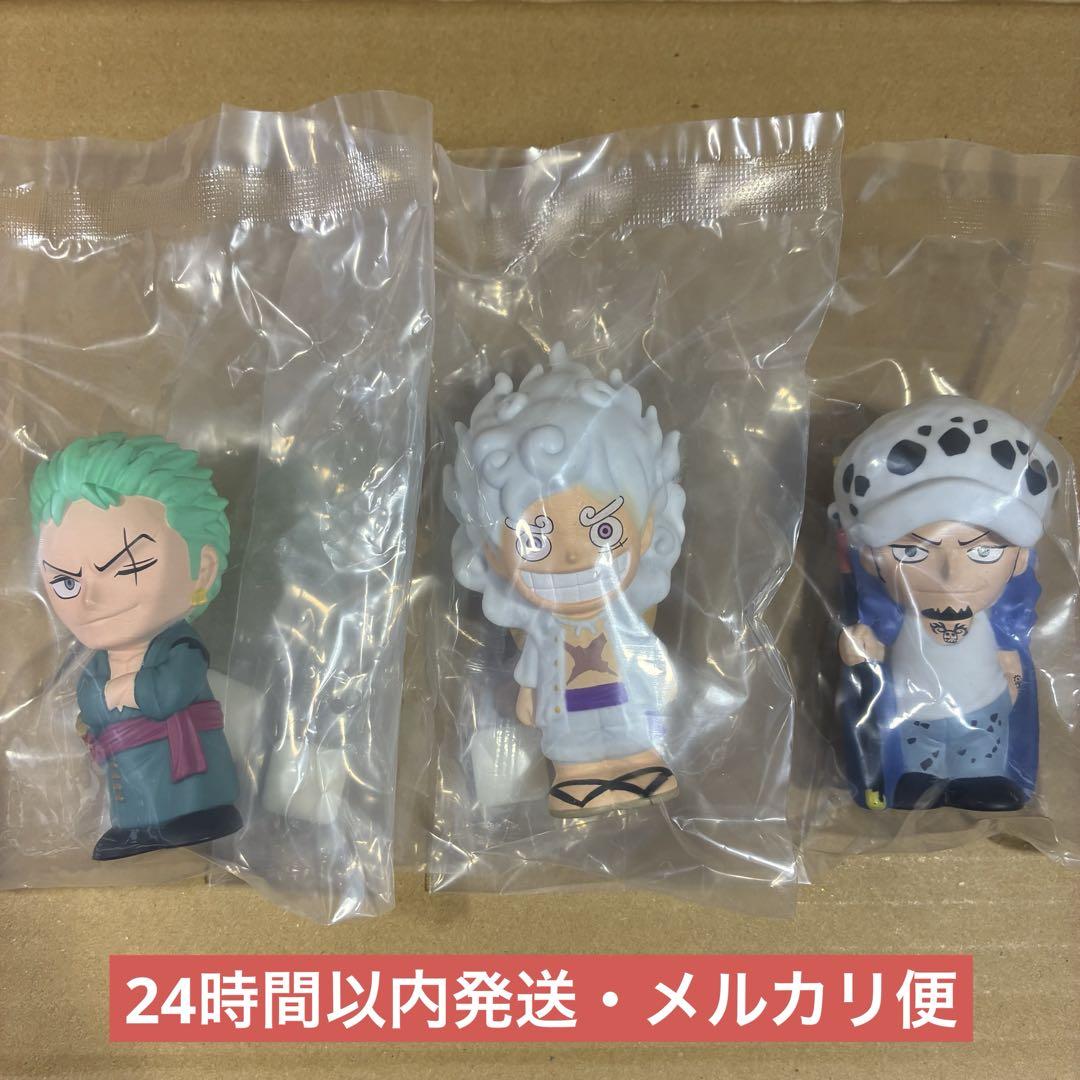 ONE PIECE ワンピース  ルフィ、ニカ、ロー、ゾロ 他人気キャラセット ソフビッツ ワンピース ゾロ ロー ルフィ ニカ - メルカリ