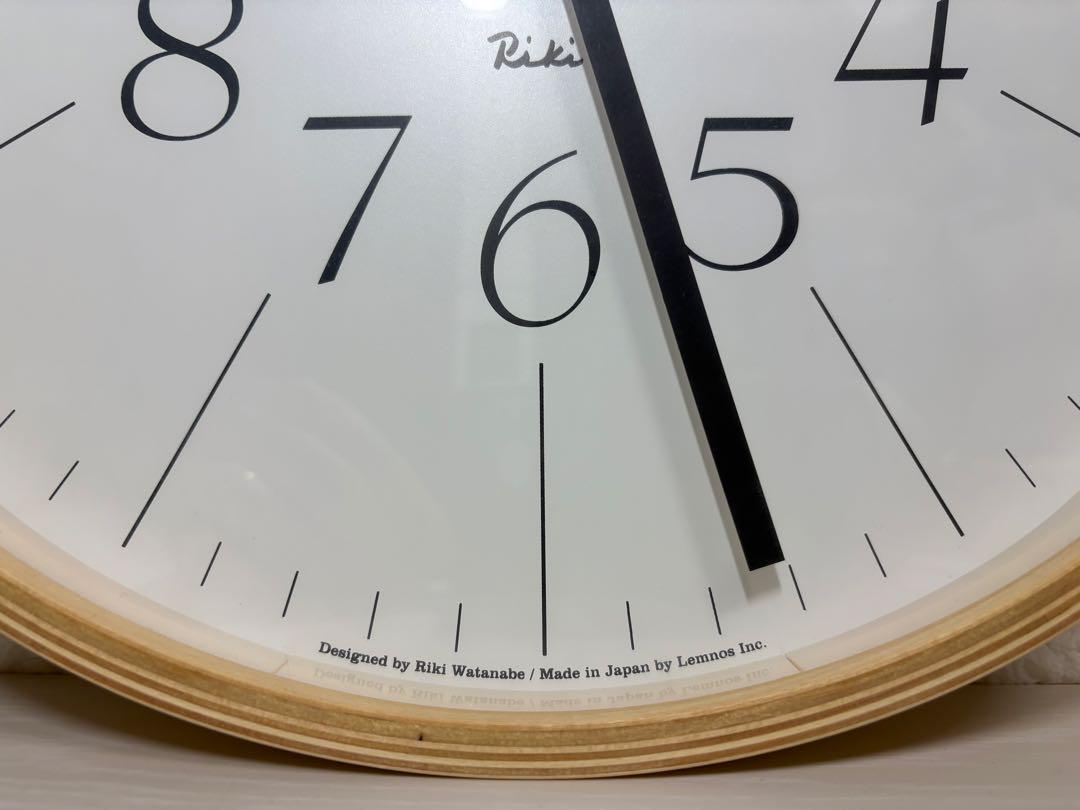 Lemnos レムノス RIKI CLOCK（リキ クロック）細字 サイズ大