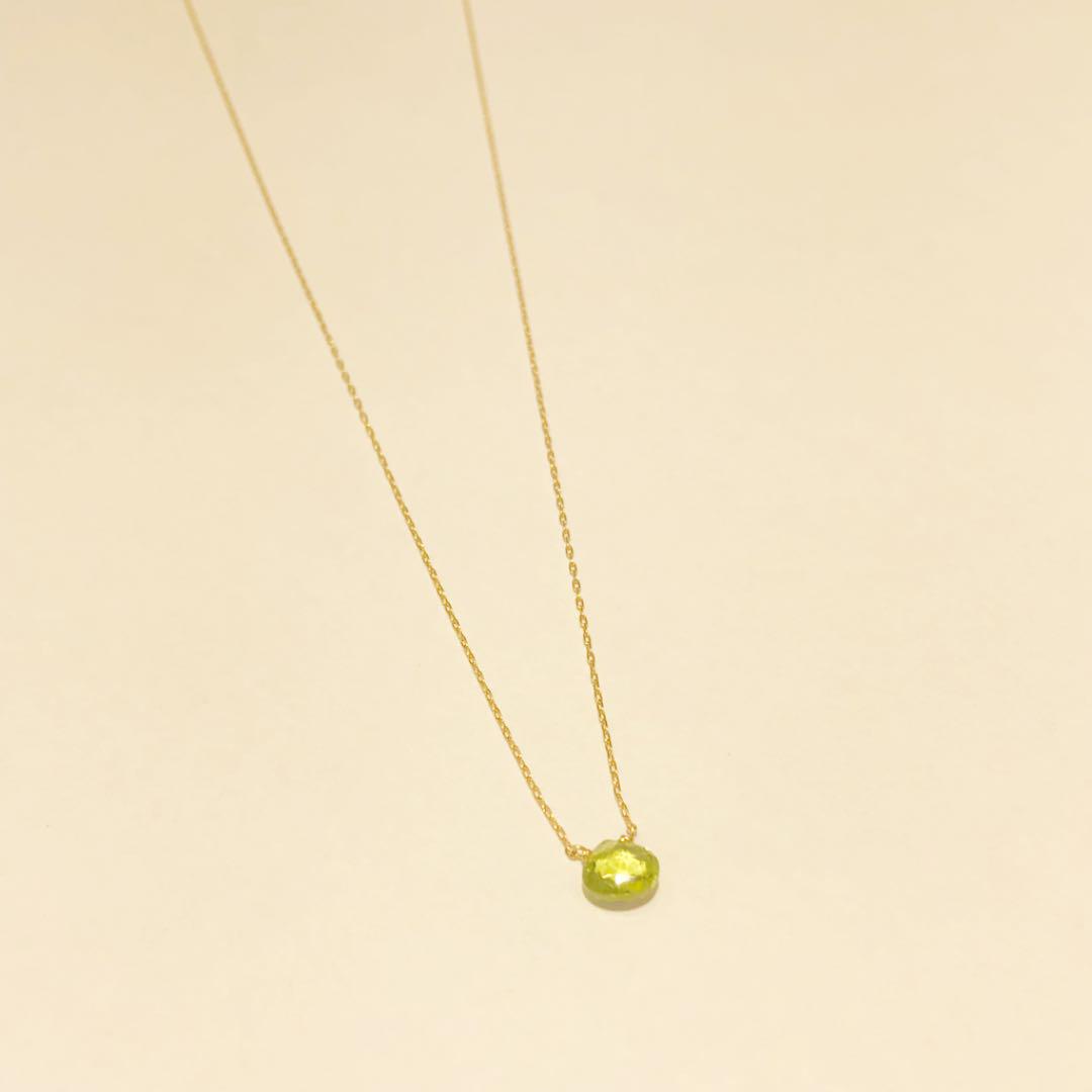 カオル kaoru⭐︎ ポロリンネックレス アメジストk18 10/美品 KAORU カオル K18 クリソプレーズ ポロリン ネックレス