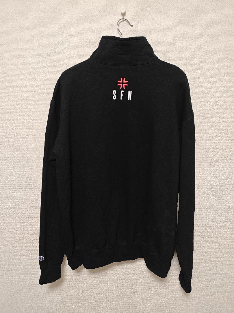 Champion - USA製 チャンピオン ハーフジップ スウェット ロゴ