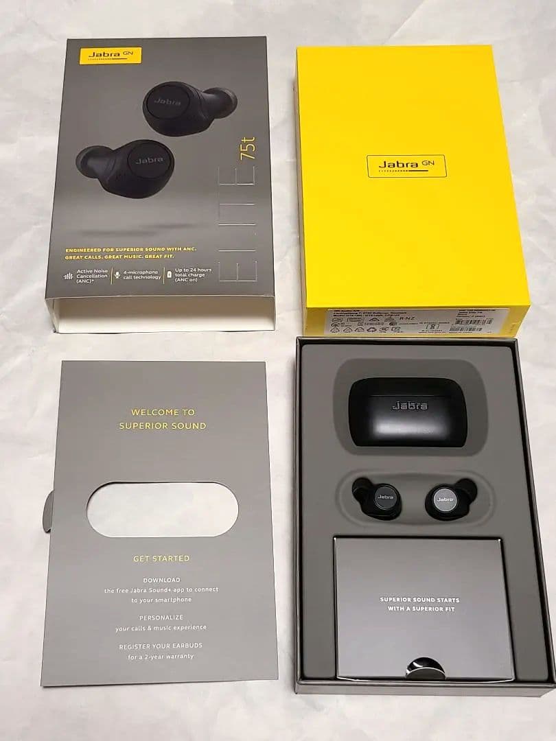 人気激安Jabra Elite 75t 完全ワイヤレスイヤホン イヤフォン