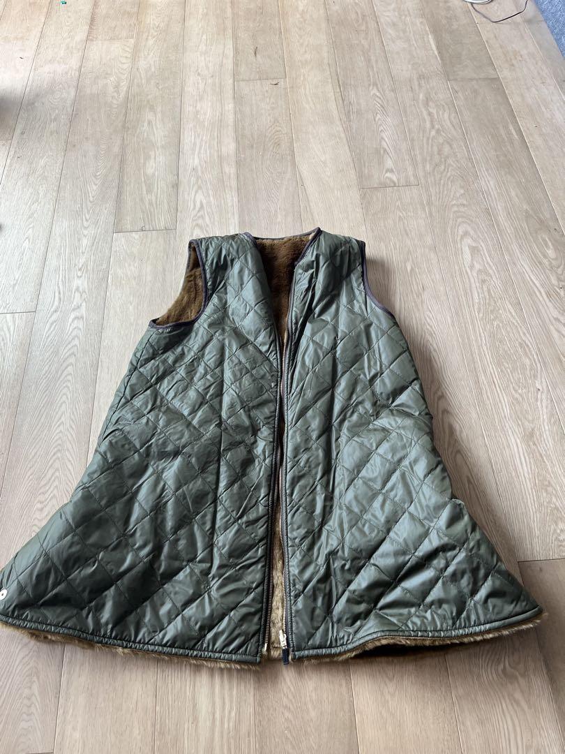 p様 Barbour ファー キルティングベスト サイズ10 p様 Barbour ファー キルティングベスト サイズ10