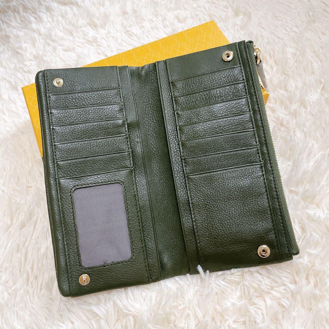 新品・未使用 長財布 財布 収納たくさん グリーン プレゼント 贈り物 画像3