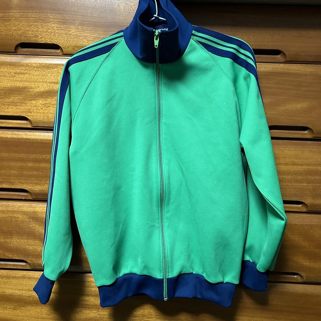トラックジャケット ジャージ 緑 古着