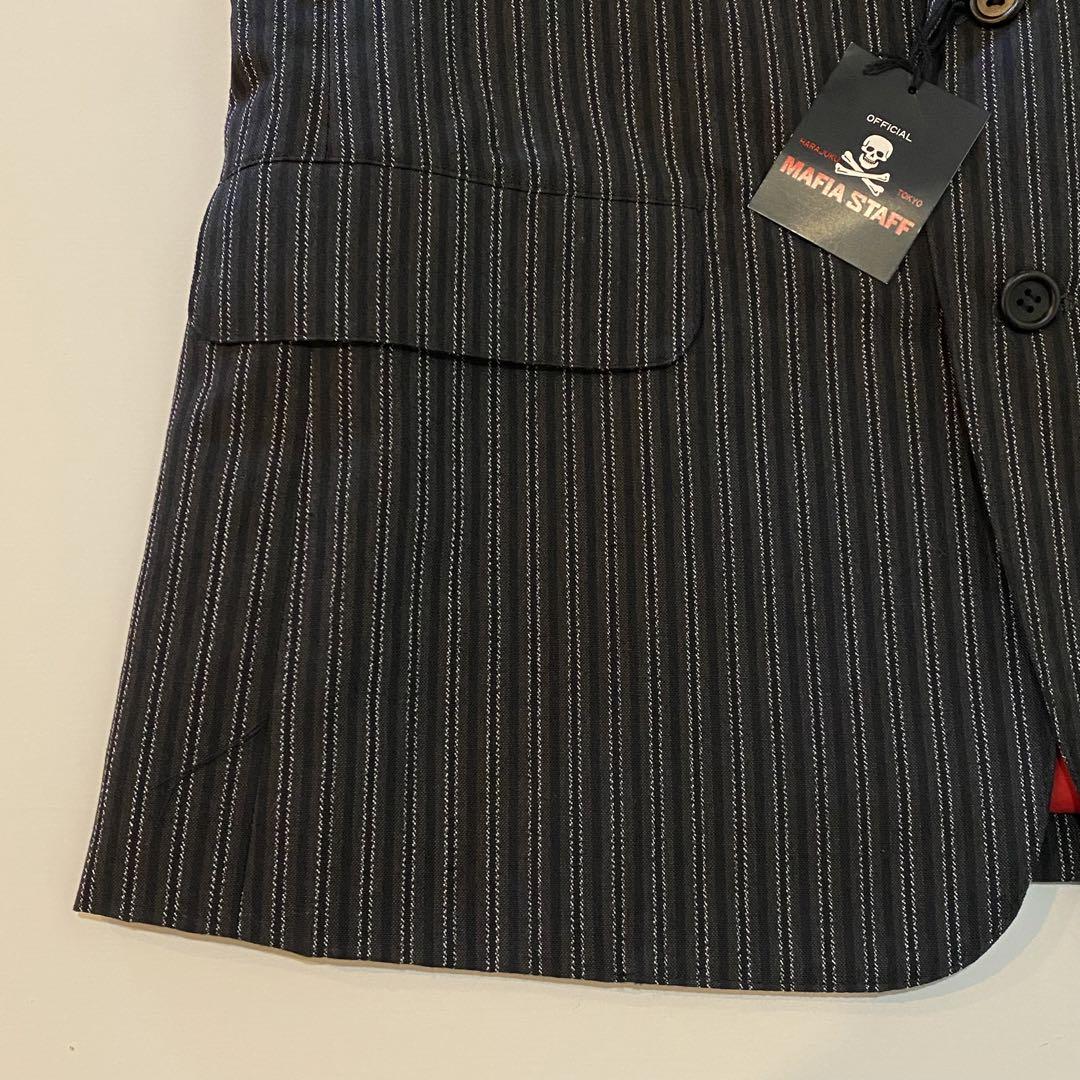 ヤジ MAFIA STAFF テーラードジャケット 日本製 チャコール M